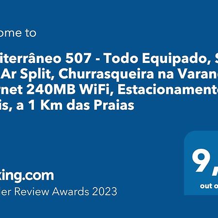 Mediterraneo 507 - Todo Equipado, Ar Condicionado, Churrasqueira Na Varanda, Internet Fibra 600Mb, Estacionamento Gratis Кабо Фрио Екстериор снимка